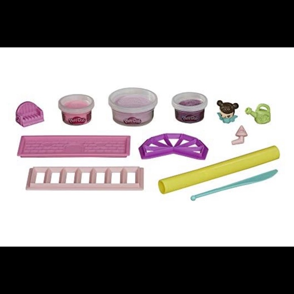 Play-Doh Builder Fairy House Toy Building Kit Kids 3 Non-Toxic Colors NEW in Box - Picture 5 of 8